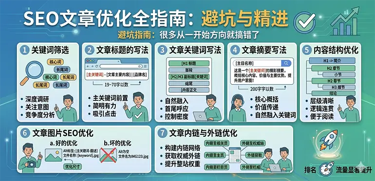 SEO文章优化这件事，很多人从一开始方向就搞错了