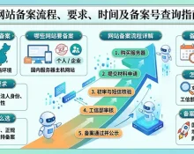网站备案流程、要求、时间及备案号查询指南