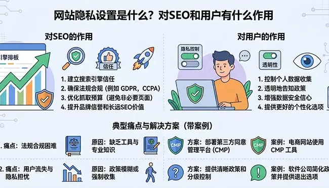 网站隐私设置是什么对SEO和用户有什么作用