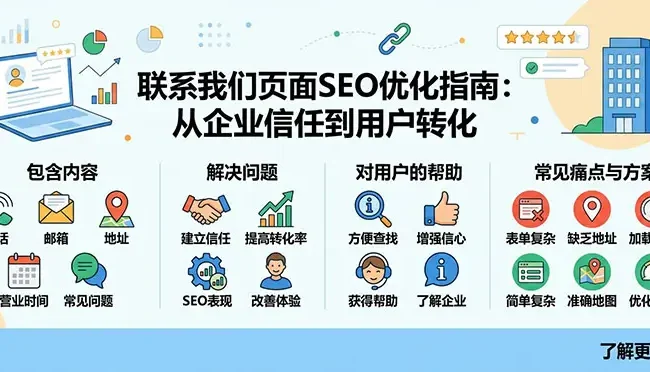 联系我们页面SEO优化指南：从企业信任到用户转化