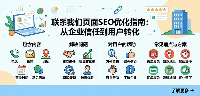 联系我们页面SEO优化指南：从企业信任到用户转化