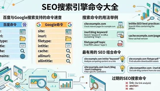 SEO搜索引擎命令大全