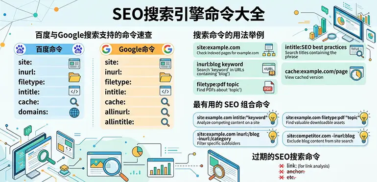 SEO搜索引擎命令大全